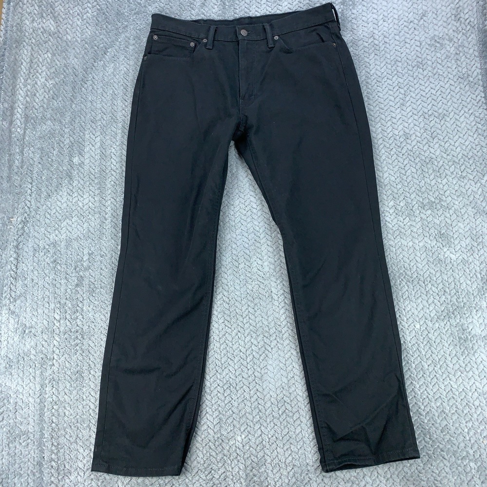 Levi's 541 Jeans Men's 34x30 (Fits 33x29) Black Athletic Taper Stretch Denim